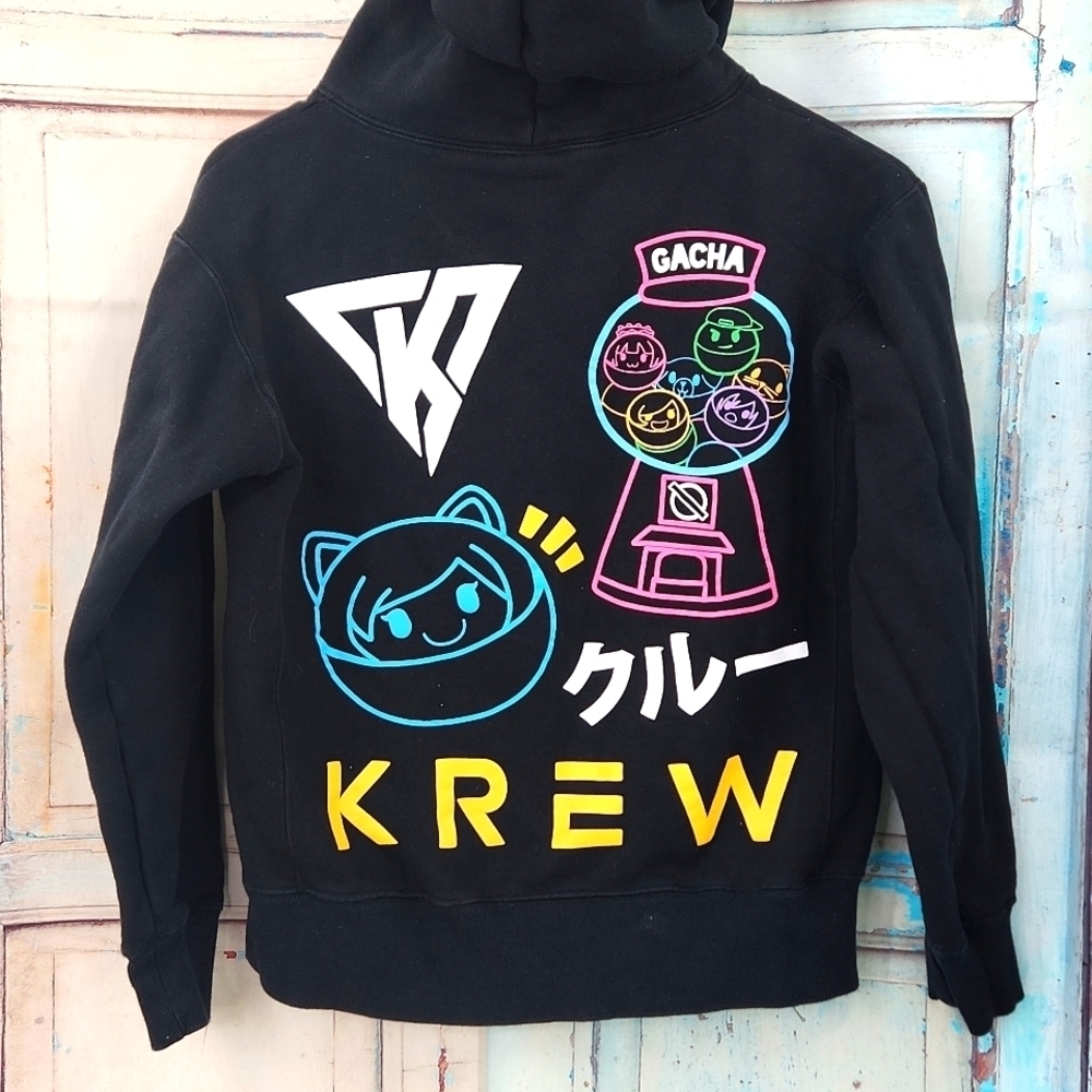 Black KREW hoodie